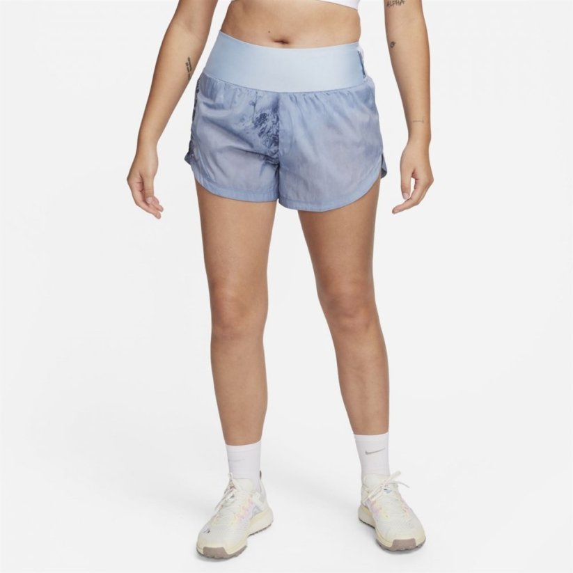 Nike Trail Women's Repel Mid-Rise 3 Running Shorts Lt Armory Blue
