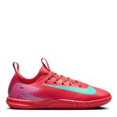 Nike Zoom Mercurial Vapor 16 Academy Juniors Indoor Football Boots Red/Green