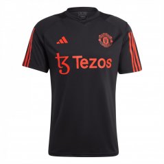 adidas Manchester United Training Shirt 2023 2024 Adults Black