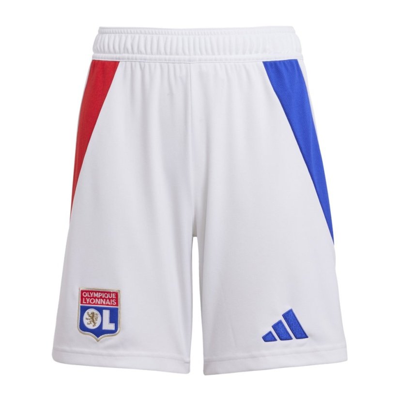 adidas Kids adidas Olympique Lyonnais Home Shorts 24/25 White