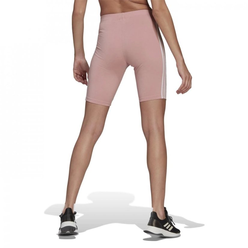 adidas Essential 3 Stripe Shorts Womens Light Pink