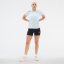 New Balance Impact Short Sleeve Run dámske tričko Blue Haze (444)