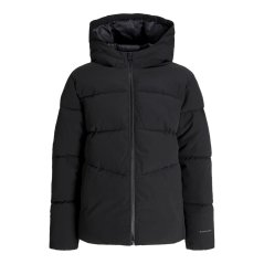 Jack and Jones Kids' Global Jacket Short Puffer Jacket Black