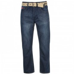 Lee Cooper Belted Jeans velikost 30W S