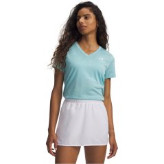 Under Armour Tech™ Twist V-Neck Short Sleeve Womens Blue Haze