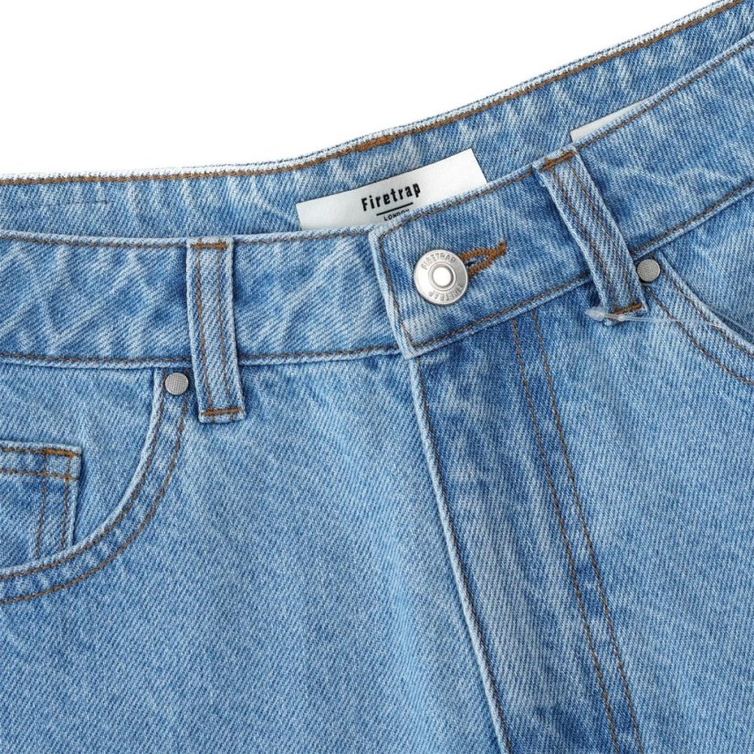 Firetrap Mom Short Light Blue