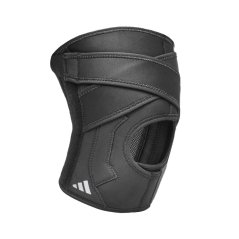 adidas Ergonomic Breathable Strapped Knee Support Black