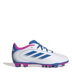 adidas Goletto IX Club Juniors Firm Ground Boots White/Blue/Pink