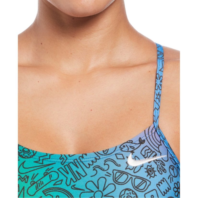 Nike Swim Hydra strong Cutout One-Piece Swimsuit Multi