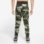 Nike Dri-FIT Men's Camo Tapered Fitness Pants Green/Black