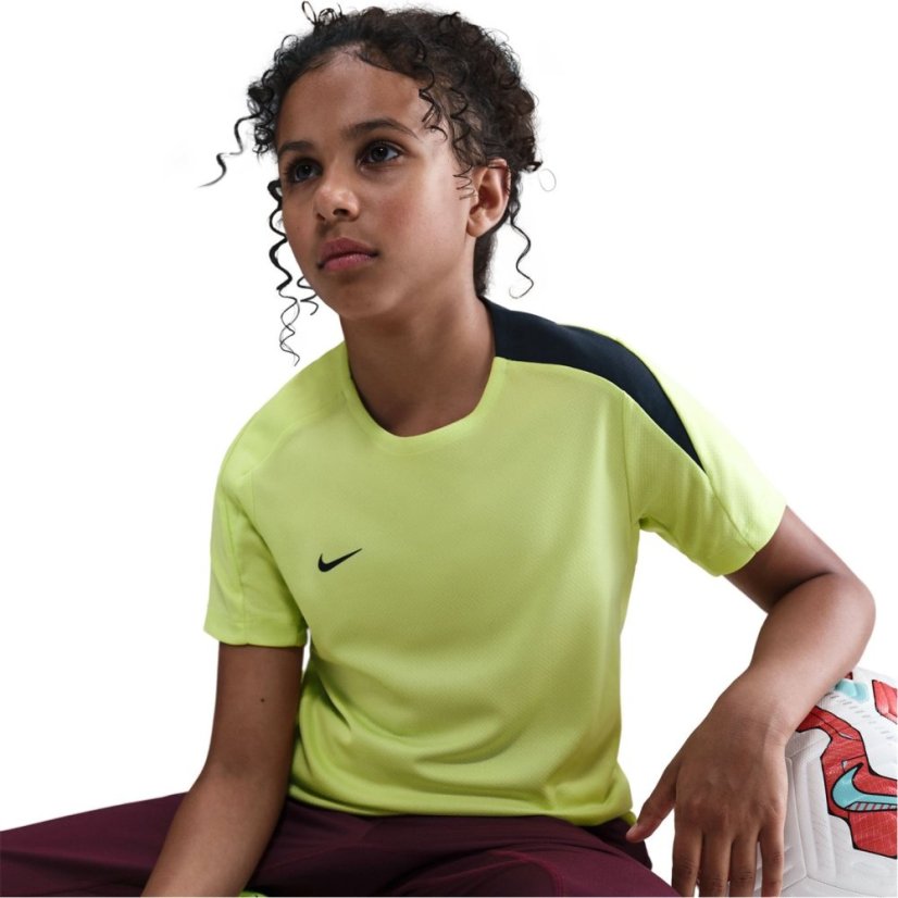 Nike Strike Short-Sleeve Football Top Juniors Limelight