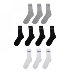 Donnay 10 Pack Crew Socks Junior Multi Asst