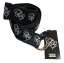Fabric Texted Belt Black