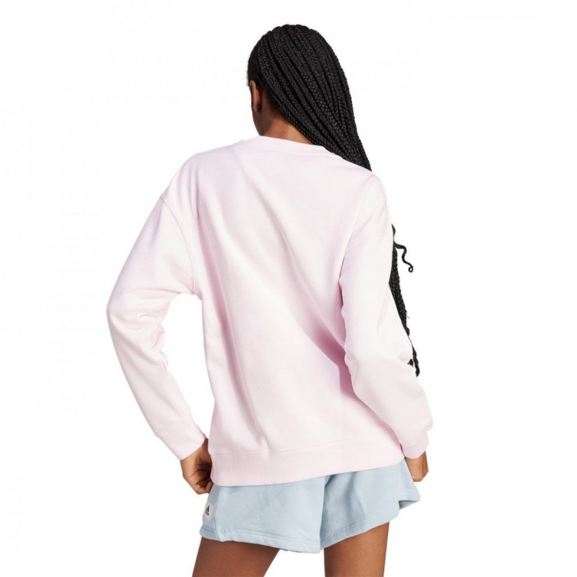 adidas Studio Lounge 3-Stripes Sweatshirt Wome Pink/Wht