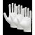 Nike Dura Feel X Golf Glove (3 Pack) White/Black