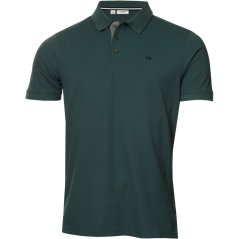 Calvin Klein Golf Men's Short Sleeve Performance Polo Shirt Pinegrn
