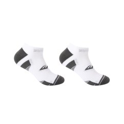 Everlast Mens Cushioned Invisible Socks 2Pk White