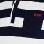 Lee Cooper Double Stripe pánske polo tričko Navy/White