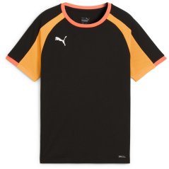 Puma Puma Individualligajersey Jr T-Shirt Unisex Kids Black-HeatFire