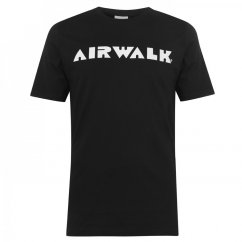 Airwalk Logo Short Sleeve pánské tričko Black