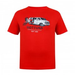 Hot Tuna Crew pánske tričko Red Van