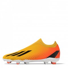 adidas X .3 Firm Ground Football Boots Child Boys Orange/Black