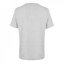 Slazenger Plain T Shirt Mens Grey Marl