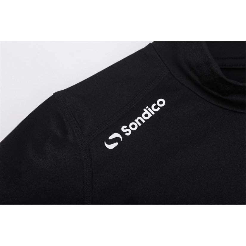 Sondico Mock Neck Baselayer Juniors Black