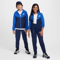 Nike NSW Poly Tracksuit Juniors Midnight Navy