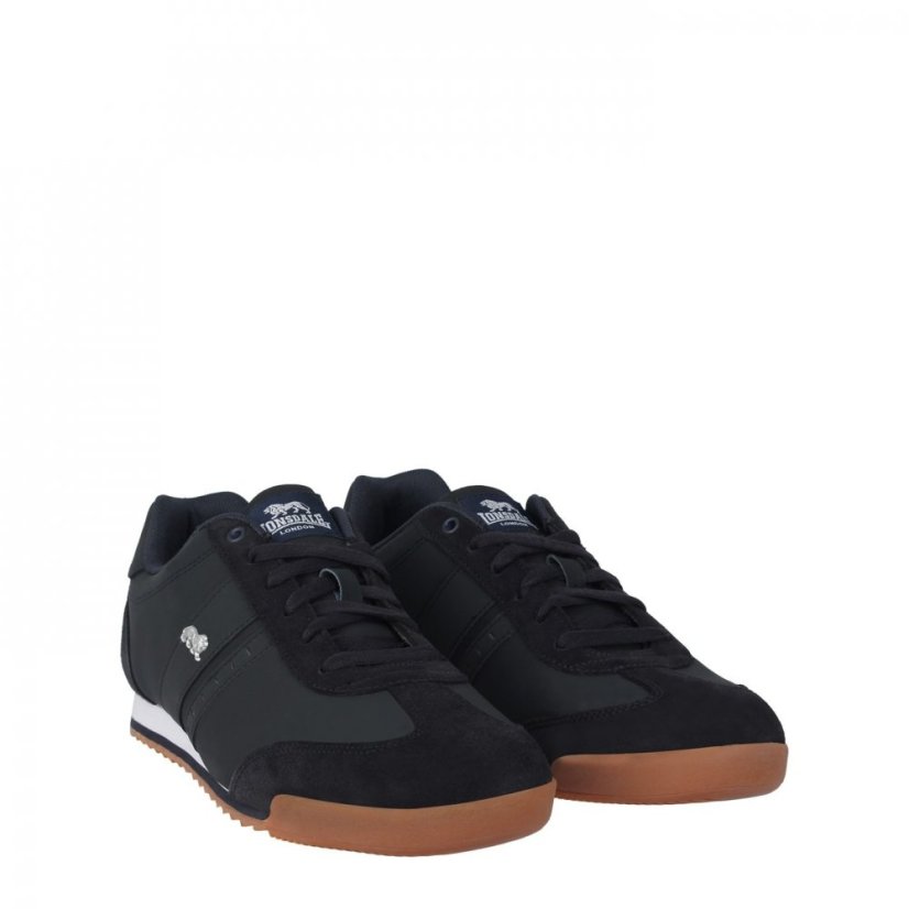 Lonsdale Lambo Trainers Mens Navy