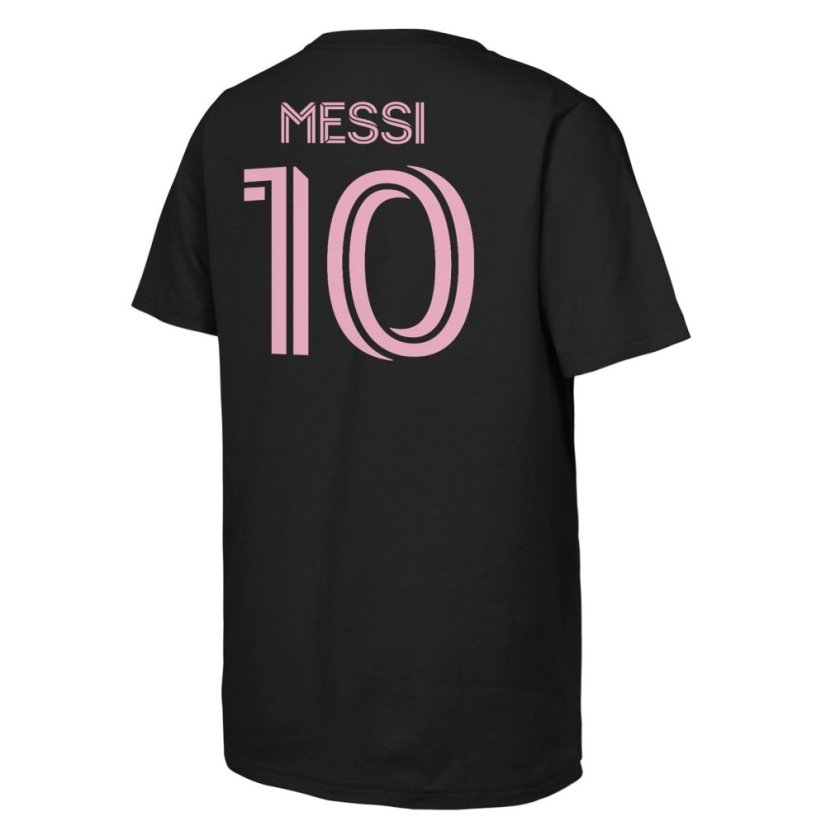 MLS Inter Miami Messi T-shirt Juniors Black