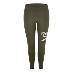 Reebok Logo Cotton Leggings Womens Army Green