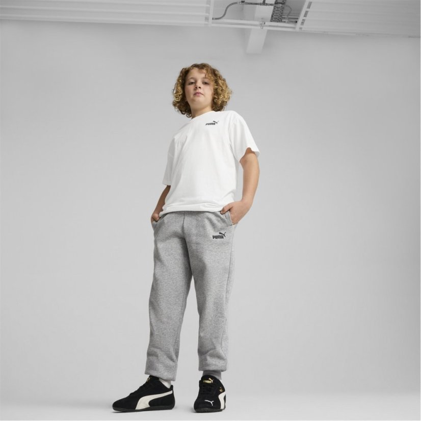 Puma No1 Logo Sweatpants Junior Boys Grey