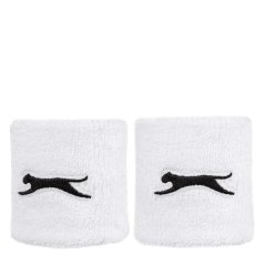 Slazenger 2 Pack Wristbands White