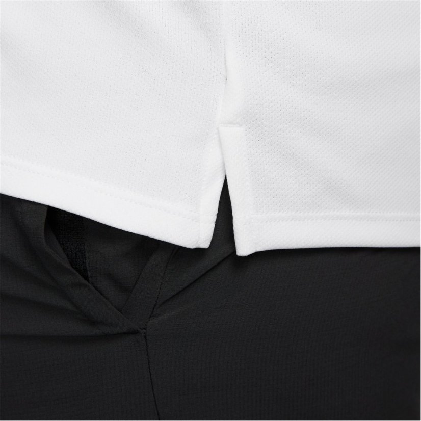 Nike DriFit Miler Running Top Mens White