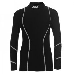 Atak Compression Long Sleeve Top Junior Black