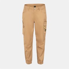 Dunlop Elasticated Cuff Work Trousers Mens Beige