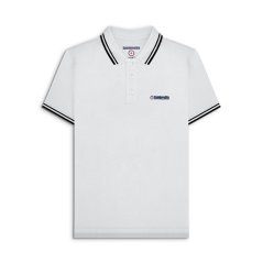Lambretta Twin Tipped Polo White/Black