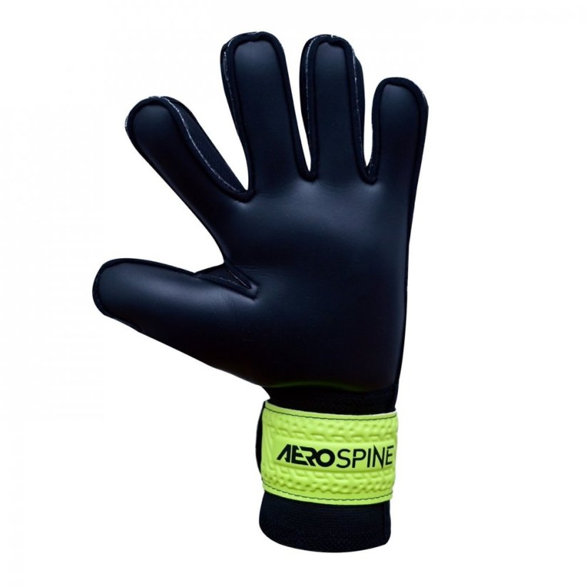 Sondico AeroSpine Junior Goalkeeper Gloves Black/Yellow