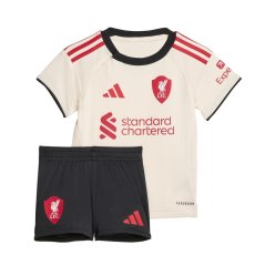 adidas Liverpool Away Minikit 2025 2026 Babies White
