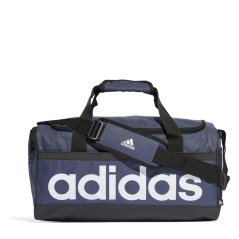 adidas Essentials Linear Duffle Bag Small Crew Navy/White