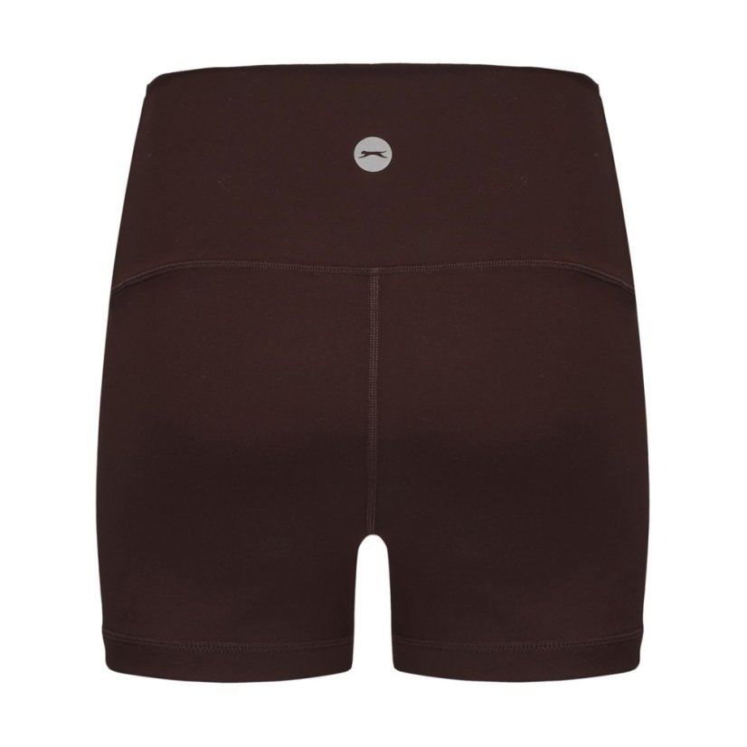 Slazenger Booty Shorts Womens Chocolate/Black