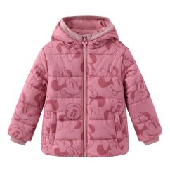 Character Kids' Hooded Long Sleeve Short Puffer Jacket Minnie