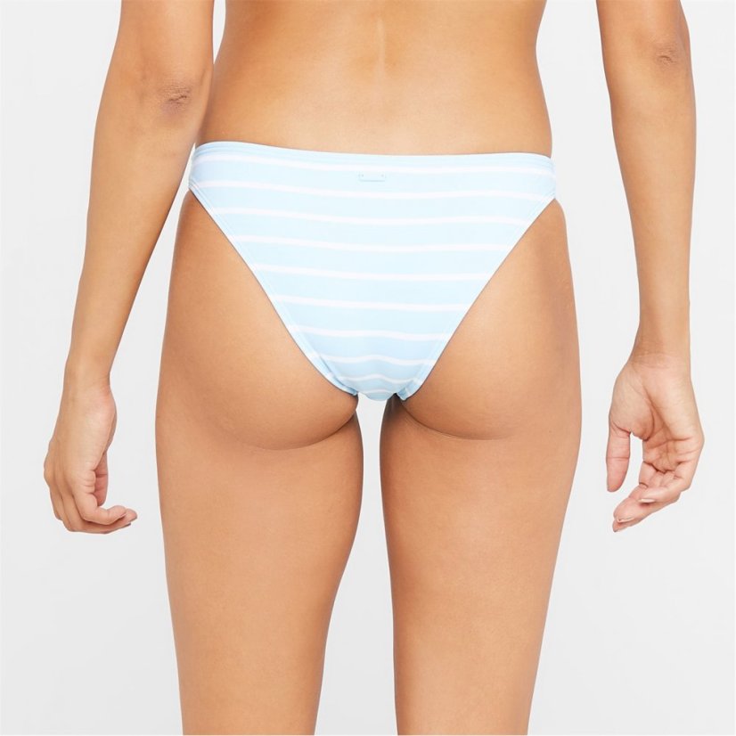 Roxy Moderate Bikini Bottoms Ladies Cool Blue/Strp