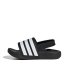adidas Adilette Estrap Slides Infants Black/White