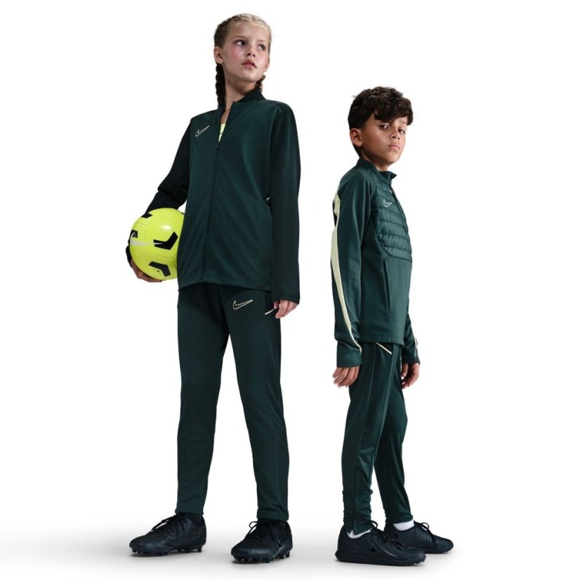 Nike Academy Training Tracksuit Bottoms Juniors Black/Lime