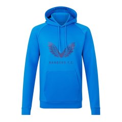 Castore Men's Rangers Logo Hoodie Blue/Navy