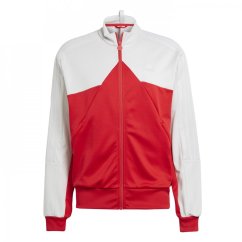 adidas M Tiro Tt Tracksuit Top Mens Better Scarlet