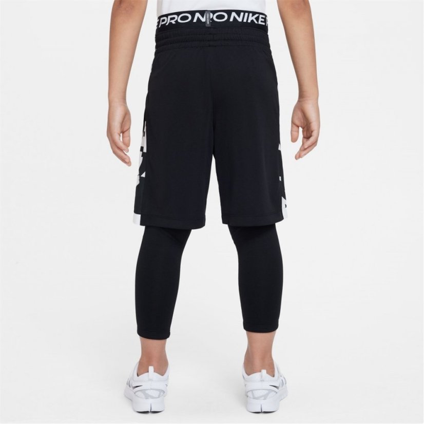Nike Pro Warm Dri-FIT Big Kids' (Boys') Tights Black/White