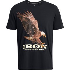 Under Armour Men's Eagle Graphic Regular Fit T-Shirt Black
